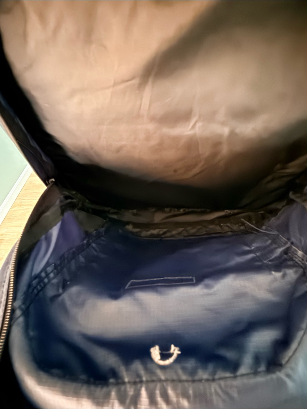 L.L.Bean Deluxe Book Pack Backpack | Navy Blue - Picture 7 of 9